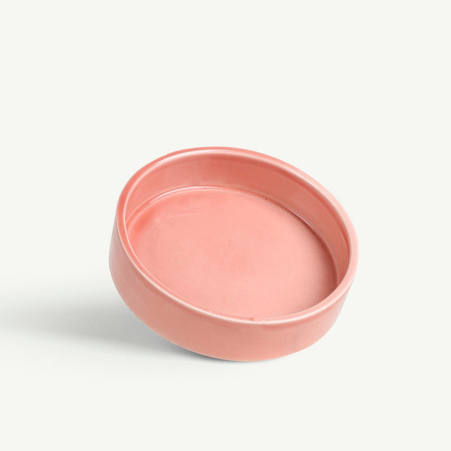 Soucoupe L - Céramique - Rose sorbet