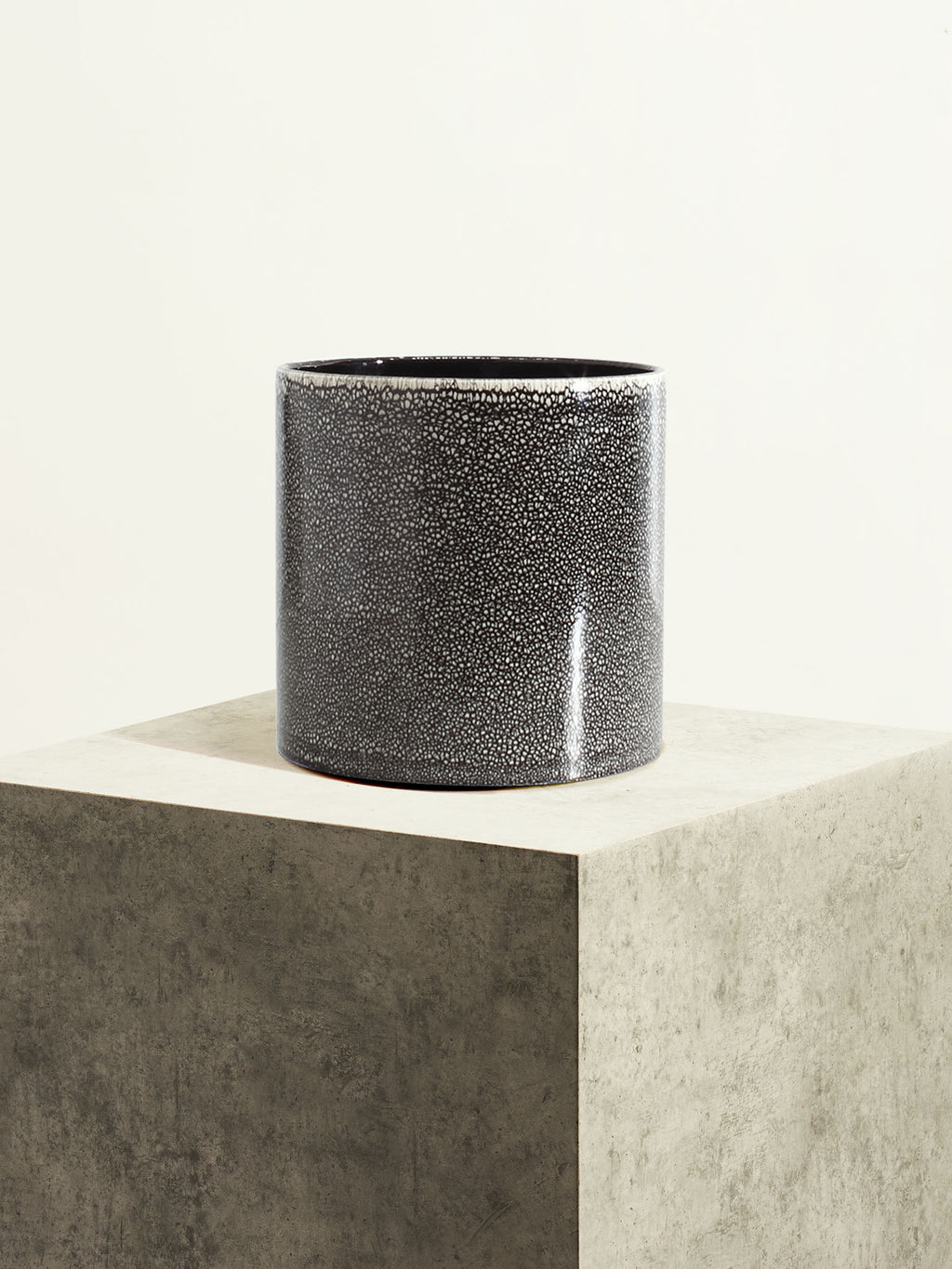 Pot en céramique - Noir basalte